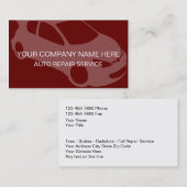 Visitekaartjes voor motorvoertuigen (Voorkant / Achterkant)