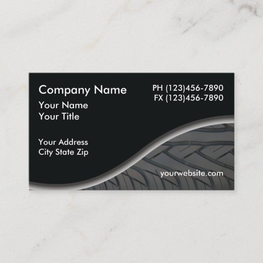 Visitekaartjes voor motorvoertuigen (Voorkant)