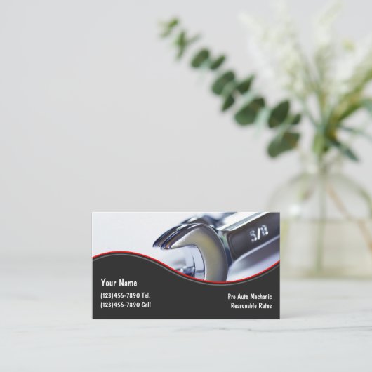 Visitekaartjes voor motorvoertuigen (Staand voorkant)