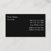 Visitekaartjes voor motorvoertuigen (Achterkant)