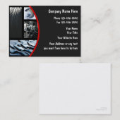 Visitekaartjes voor motorvoertuigen (Voorkant / Achterkant)