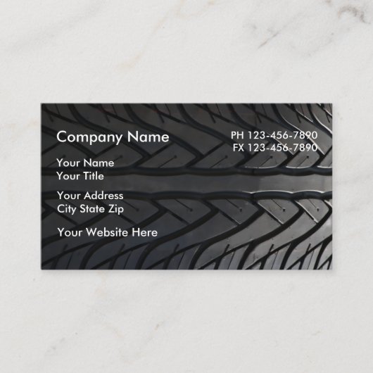 Visitekaartjes voor motorvoertuigen (Voorkant)