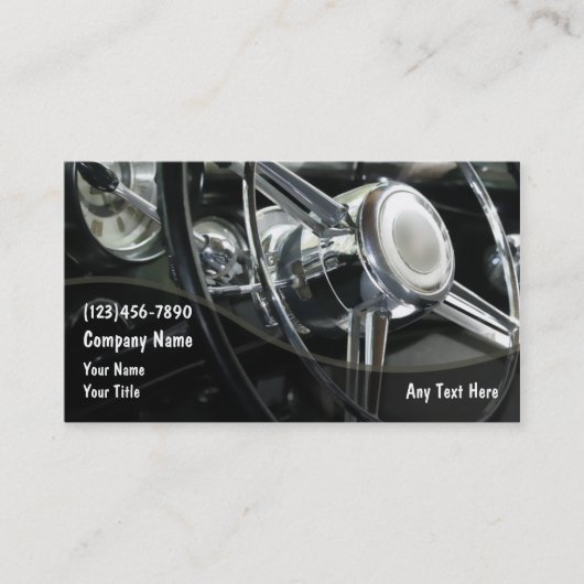 Visitekaartjes voor motorvoertuigen (Voorkant)