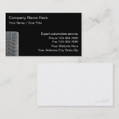 Visitekaartjes voor motorvoertuigen (Voorkant / Achterkant)