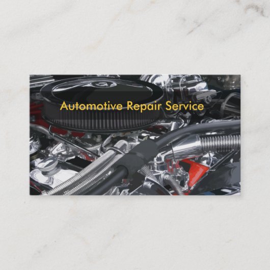 Visitekaartjes voor motorvoertuigen (Voorkant)