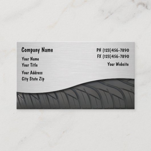 Visitekaartjes voor motorvoertuigen (Voorkant)