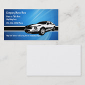 Visitekaartjes voor motorvoertuigen (Voorkant / Achterkant)