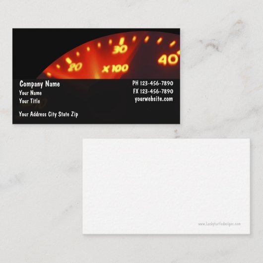 Visitekaartjes voor motorvoertuigen_1 (Voorkant / Achterkant)