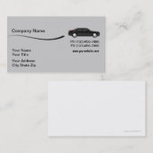 Visitekaartjes voor motorvoertuigen - grijs (Voorkant / Achterkant)