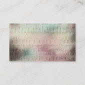 Visitekaartjes voor Music Swirl (Achterkant)