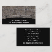 Visitekaartjes voor muurstenen (Voorkant / Achterkant)