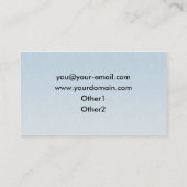 Visitekaartjes voor muziekontwerp (Achterkant)