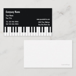 Visitekaartjes voor muzikanten