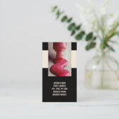 Visitekaartjes voor nageltechnici (Staand voorkant)