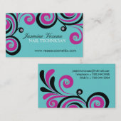 Visitekaartjes voor nageltechnici (Voorkant / Achterkant)