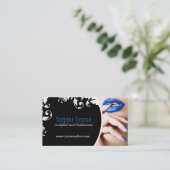 Visitekaartjes voor nageltechnici (Staand voorkant)