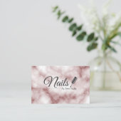 Visitekaartjes voor nageltechnici (Staand voorkant)