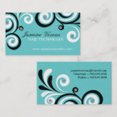 Visitekaartjes voor nageltechnici (Voorkant / Achterkant)