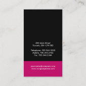 Visitekaartjes voor nageltechnici (Achterkant)