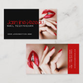 Visitekaartjes voor nageltechnici (Voorkant / Achterkant)