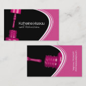 Visitekaartjes voor nageltechnici (Voorkant / Achterkant)
