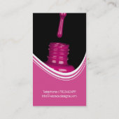 Visitekaartjes voor nageltechnici (Achterkant)