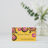 Visitekaartjes voor nageltechnici (Staand voorkant)