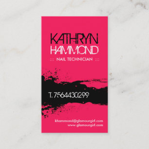 Visitekaartjes voor nageltechnici