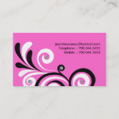 Visitekaartjes voor nageltechnici (Achterkant)