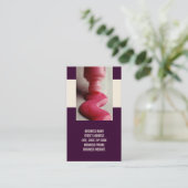 Visitekaartjes voor nageltechnici (Staand voorkant)