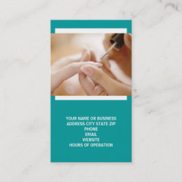 Visitekaartjes voor nageltechnici