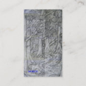 Visitekaartjes voor natuur of Tattoo (Achterkant)