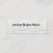 Visitekaartjes voor notebookpapier (Achterkant)