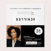 Visitekaartjes voor omhulsels (Buitenkant ongevouwen)