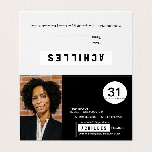 Visitekaartjes voor omhulsels (Buitenkant ongevouwen)