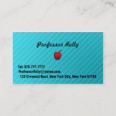 Visitekaartjes voor onderwijzers vervangen (Achterkant)