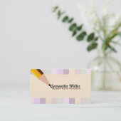 Visitekaartjes voor onderwijzers vervangen (Staand voorkant)