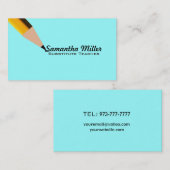 Visitekaartjes voor onderwijzers vervangen (Voorkant / Achterkant)