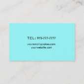 Visitekaartjes voor onderwijzers vervangen (Achterkant)