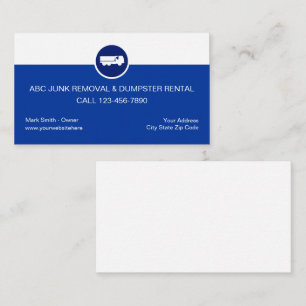 Visitekaartjes voor ongewenste verwijdering