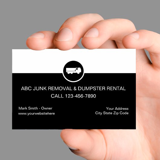 Visitekaartjes voor ongewenste verwijdering