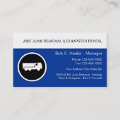 Visitekaartjes voor ongewenste verwijdering (Voorkant)