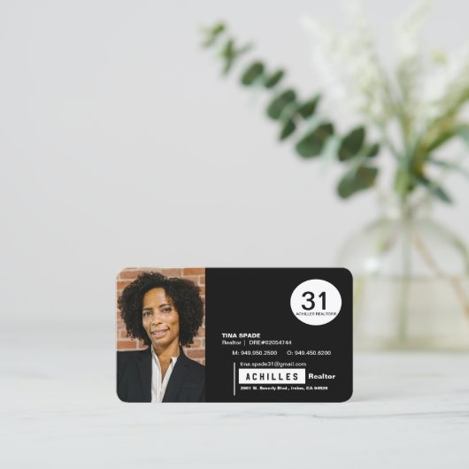 Visitekaartjes voor onroerend goed (Staand voorkant)