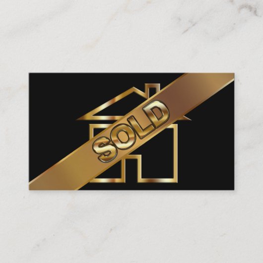 Visitekaartjes voor onroerend goed van klasse (Voorkant)