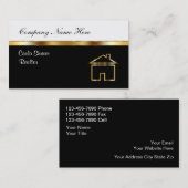 Visitekaartjes voor onroerend goed van klasse (Voorkant / Achterkant)