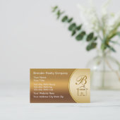 Visitekaartjes voor onroerend goed van klasse (Staand voorkant)