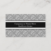 Visitekaartjes voor onroerend goed van klasse (Voorkant)