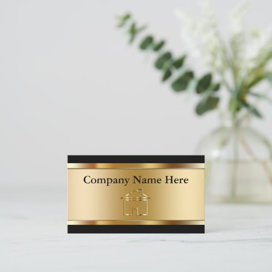 Visitekaartjes voor onroerend goed van klasse (Staand voorkant)