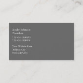 Visitekaartjes voor ontwerper (Achterkant)