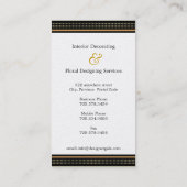 Visitekaartjes voor ontwerper (Achterkant)